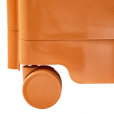 Dealsmate In Storage Trolley Bedide Table 5 Tier Cart Boby Replica Orange