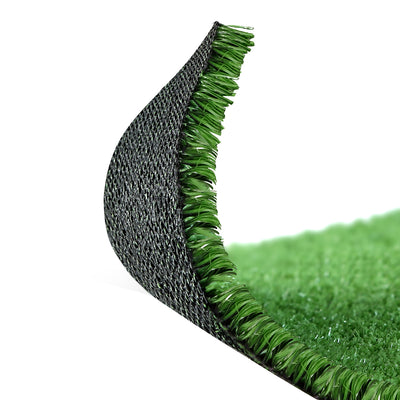 Dealsmate Primeturf Artificial Grass 1mx10m 17mm Synthetic Fake Lawn Turf Plant Plastic Olive