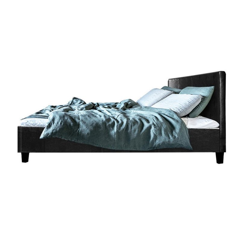 Dealsmate  Bed Frame Double Size Black NEO