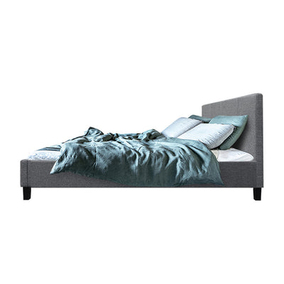 Dealsmate  Bed Frame Queen Size Grey NEO