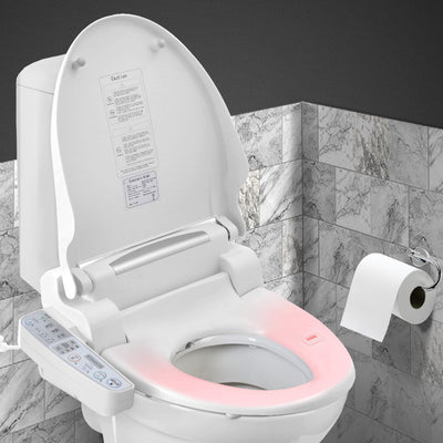 Dealsmate Cefito Electric Bidet Toilet Seat Cover Auto Smart Water Wash Dry Panel Control