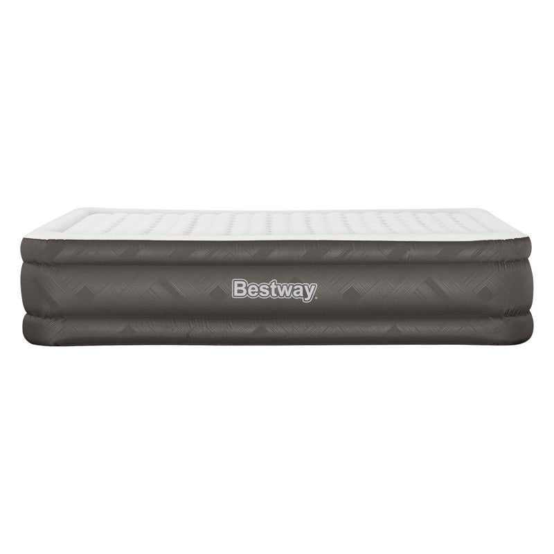 Dealsmate  Air Mattress Queen Inflatable Bed 46cm Airbed Grey