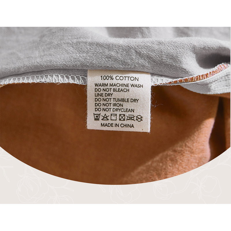 Dealsmate Cosy Club Cotton Bed Sheets Set Orange Brown Cover Double