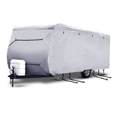 Dealsmate Weisshorn 22-24ft Caravan Cover Campervan 4 Layer UV Water Resistant