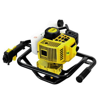 Dealsmate  92CC Post Hole Digger Motor Only Petrol Engine Yellow