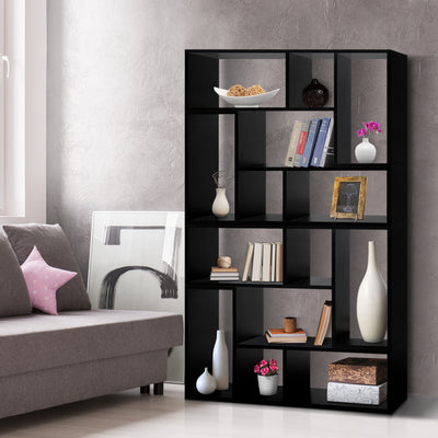 Dealsmate  Bookshelf L Shape DIY - Black