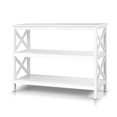 Dealsmate  Console Table 3-tier White Polly