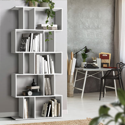 Dealsmate  Bookshelf 5 Tiers - RITA White