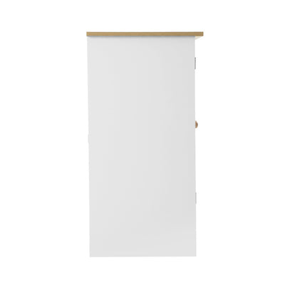 Dealsmate  Buffet Sideboard 3 Doors - BERNE White