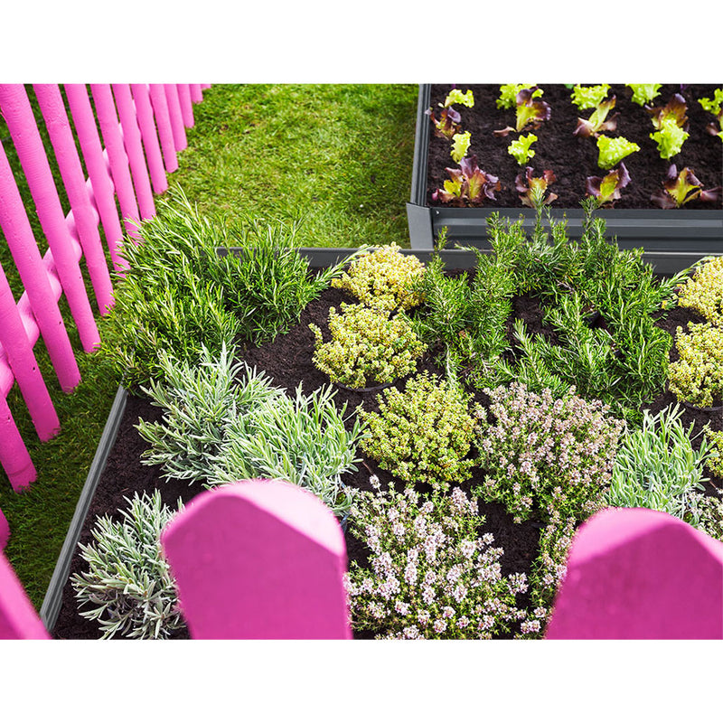 Dealsmate Greenfingers 2x Garden Bed 210x90cm Planter Box Raised Container Galvanised Herb