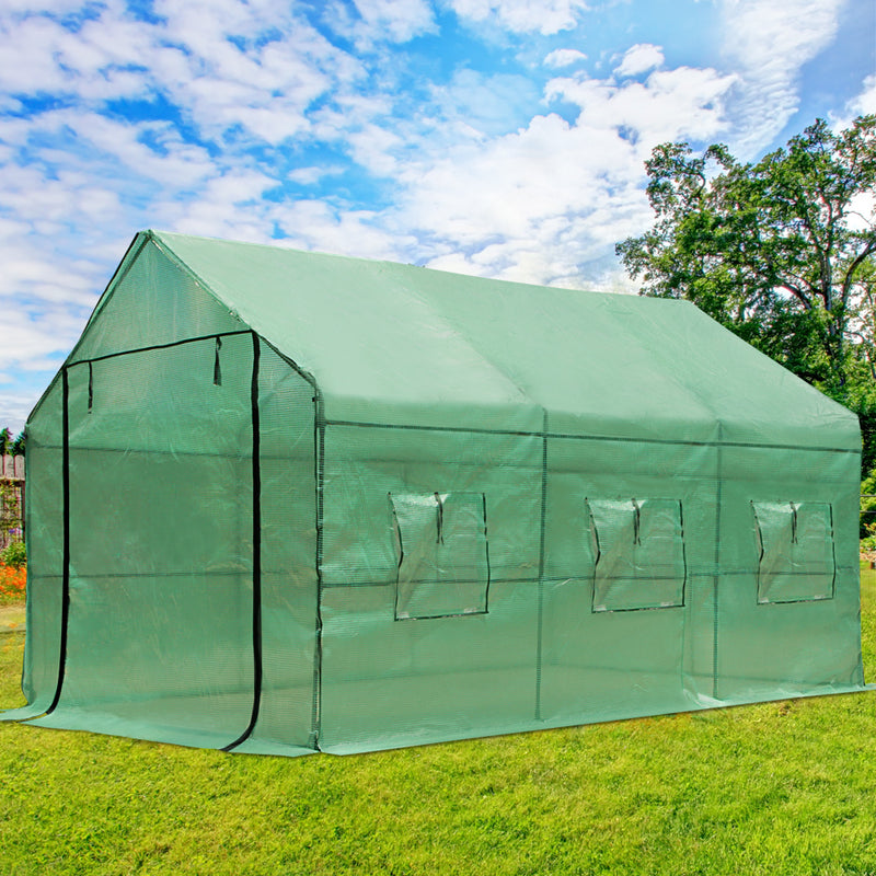 Dealsmate Greenfingers Greenhouse 3.5x2x2M Walk in Green House Tunnel Plant Garden Shed