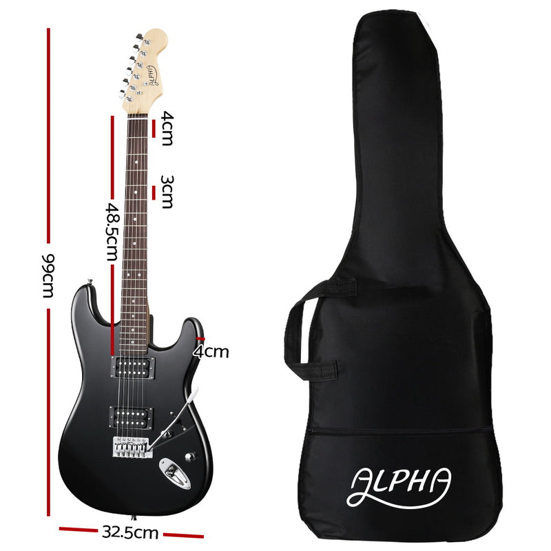 Dealsmate Alpha 41 Inch Electirc Guitar Humbucker Pickup Switch Full Size Skull Pattern