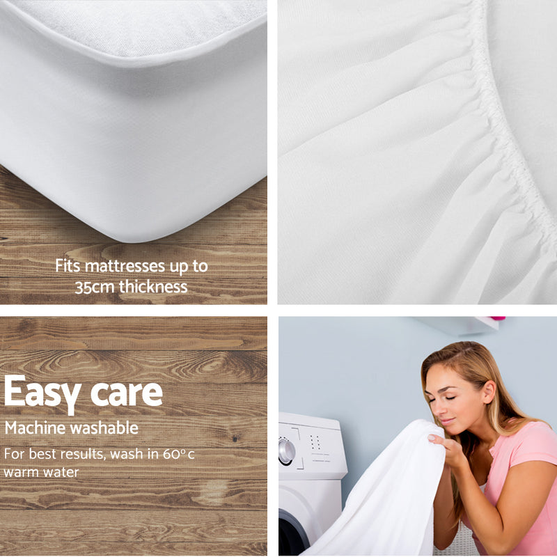 Dealsmate Giselle Bedding Mattress Protector Double