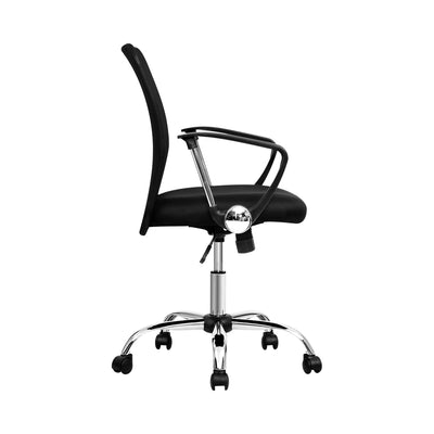 Dealsmate  Office Chair Gaming Chair Computer Mesh Chairs Executive Mid Back Black