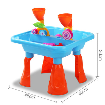 Dealsmate Keezi Kids Sandpit Pretend Play Sets Beach Toys Outdoor Sand Water Table Set