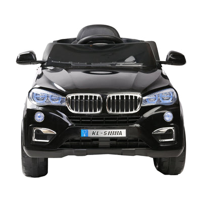 Dealsmate  Kids Electric Ride On Car SUV BMW-Inspired X5 Toy Cars Remote 6V Black