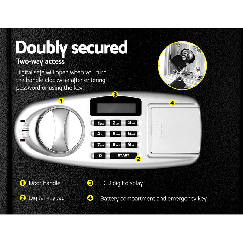 Dealsmate UL-TECH Security Safe Box Double Door
