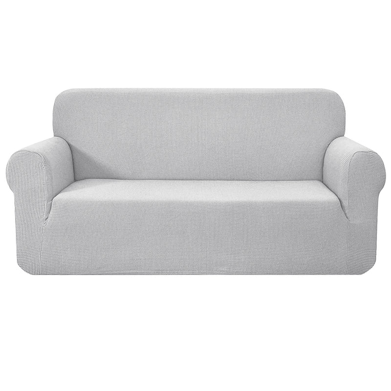 Dealsmate  Sofa Cover Couch Covers 3 Seater High Stretch Grey
