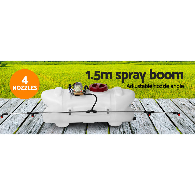 Dealsmate  Weed Sprayer 60L Trailer 1.5M Boom Garden Spray