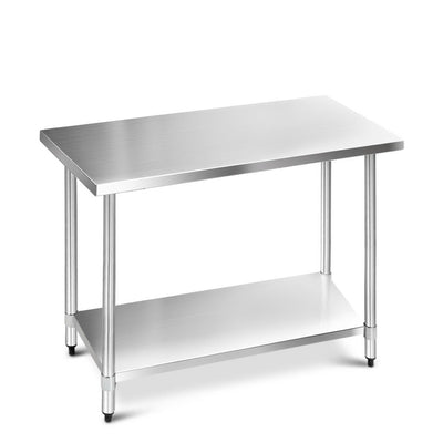 Dealsmate Cefito 1219x610mm Stainless Steel Kitchen Bench 304