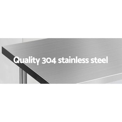 Dealsmate Cefito 1524x610mm Stainless Steel Kitchen Bench 304