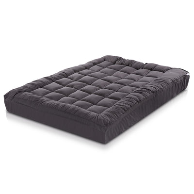 Dealsmate Giselle Bedding Mattress Topper Pillowtop Bamboo Charcoal Double