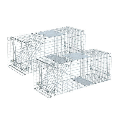 Dealsmate  2x Animal Trap Cage Possum 66x23cm
