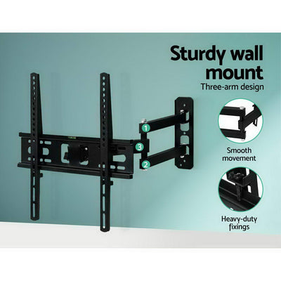 Dealsmate  TV Wall Mount Bracket for 23-55 LED LCD TVs Full Motion Strong Arms