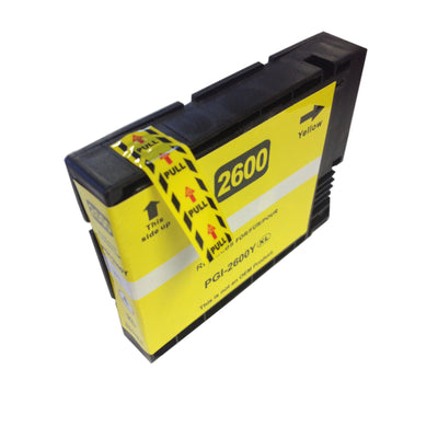 Dealsmate PGI-2600XL Pigment Yellow Compatible Inkjet Cartridge