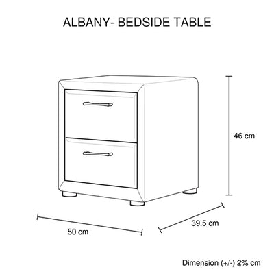 Dealsmate Albany Bedside Table
