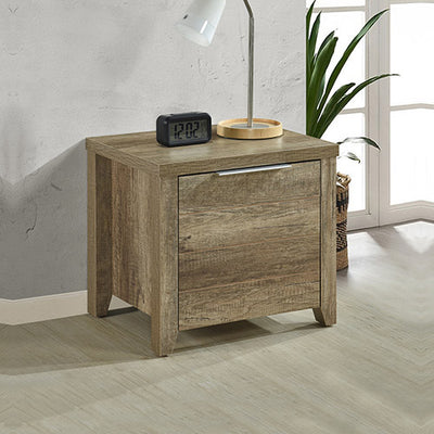 Dealsmate Bedside Table 2 drawers Storage Table Night Stand MDF in Oak