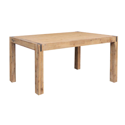 Dealsmate Dining Table 210cm Large Size with Solid Acacia Wooden Base in Oak Colour
