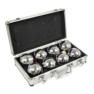 Dealsmate Deluxe Boules Bocce 8 Alloy Ball Set with Case