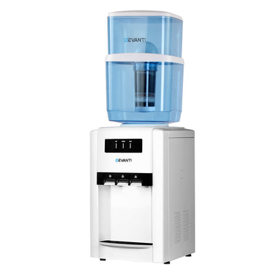 Dealsmate Devanti Water Cooler Dispenser Bench Top 22L w/2 Filter