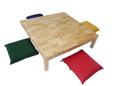 Dealsmate Square Low table and 4 cushions