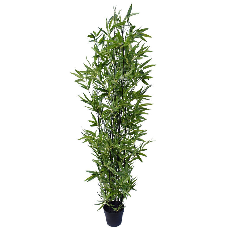 Dealsmate Artificial Bamboo Black Bamboo 160cm Real Touch Leaves
