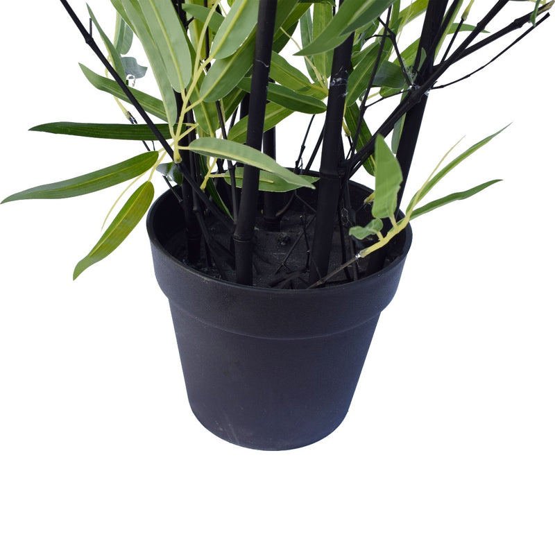 Dealsmate Artificial Bamboo Black Bamboo 160cm Real Touch Leaves