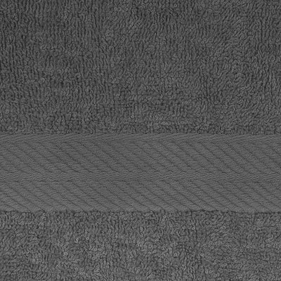 Dealsmate Royal Comfort 4 Piece Cotton Bamboo Towel Set 450GSM Luxurious Absorbent Plush - Charcoal