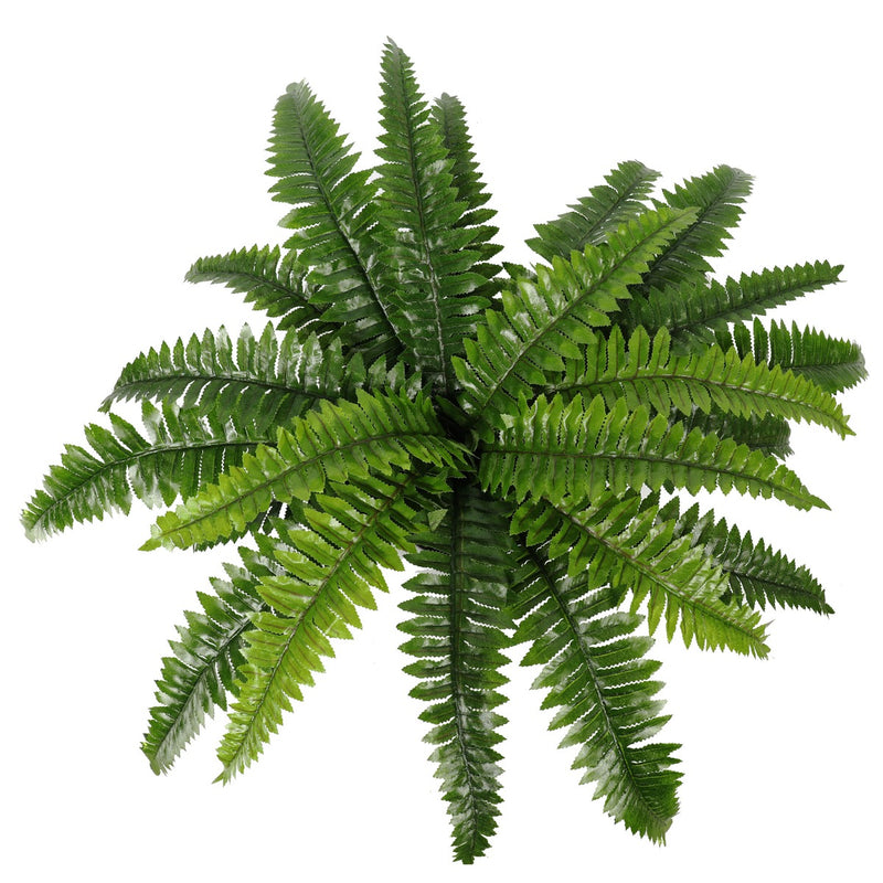 Dealsmate Artificial Potted Natural Green Boston Fern (50cm high 70cm wide)