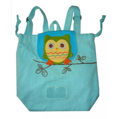 Dealsmate Owl Swim Bag Pinic Bag Light Blue