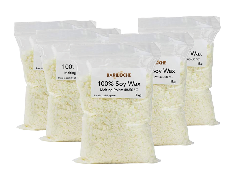Dealsmate 5kg Professional Grade 100% Natural Soy Wax Candle Making Supplies