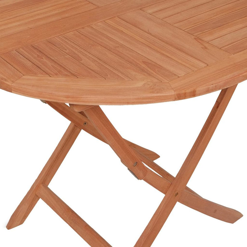 Dealsmate  Folding Garden Table 85x76 cm Solid Teak Wood