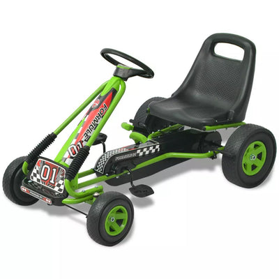 Dealsmate  Pedal Go Kart with Adjustable Seat Green