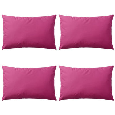 Dealsmate  Outdoor Pillows 4 pcs 60x40 cm Pink