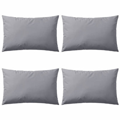 Dealsmate  Outdoor Pillows 4 pcs 60x40 cm Grey