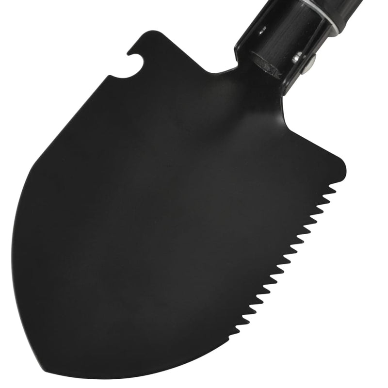 Dealsmate  Folding Shovel Carbon Steel Black