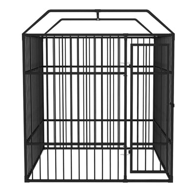 Dealsmate  Outdoor Dog Kennel with Roof 2x2x2.3 m