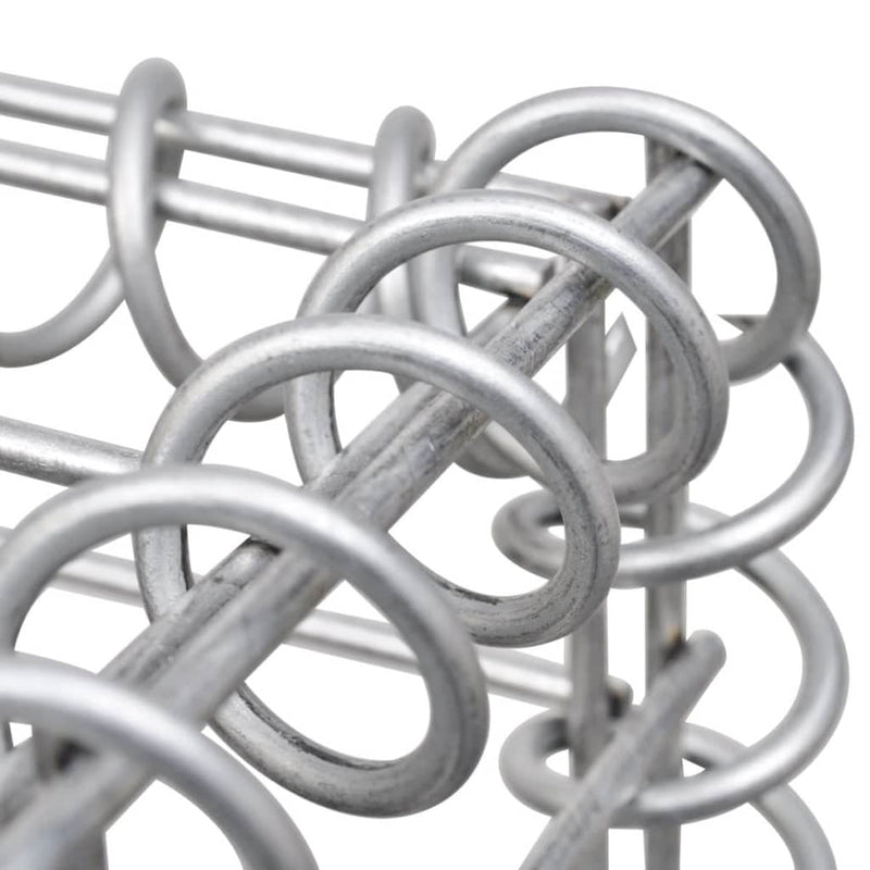 Dealsmate  Gabion Basket U-Shape Galvanised Steel 160x20x150 cm