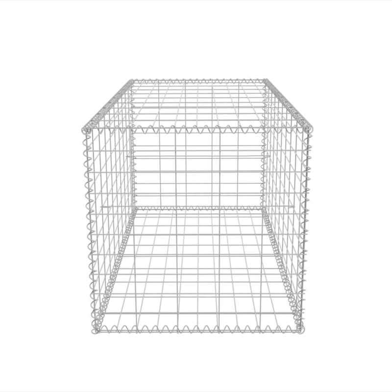 Dealsmate  Gabion Basket Galvanised Steel 100x50x50 cm