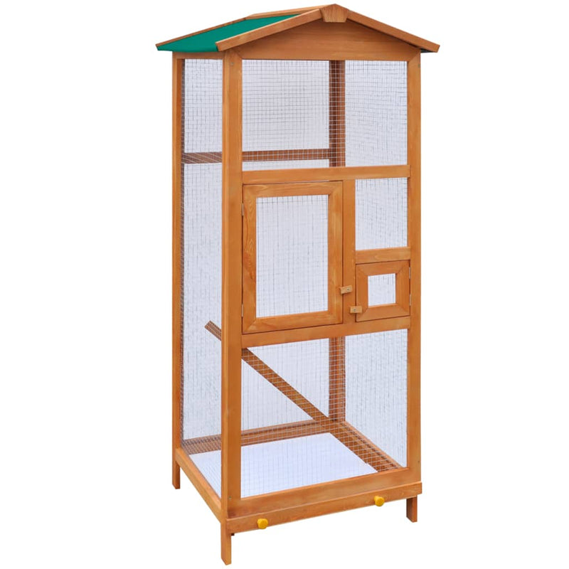 Dealsmate  Bird Cage Wood 65x63x165 cm